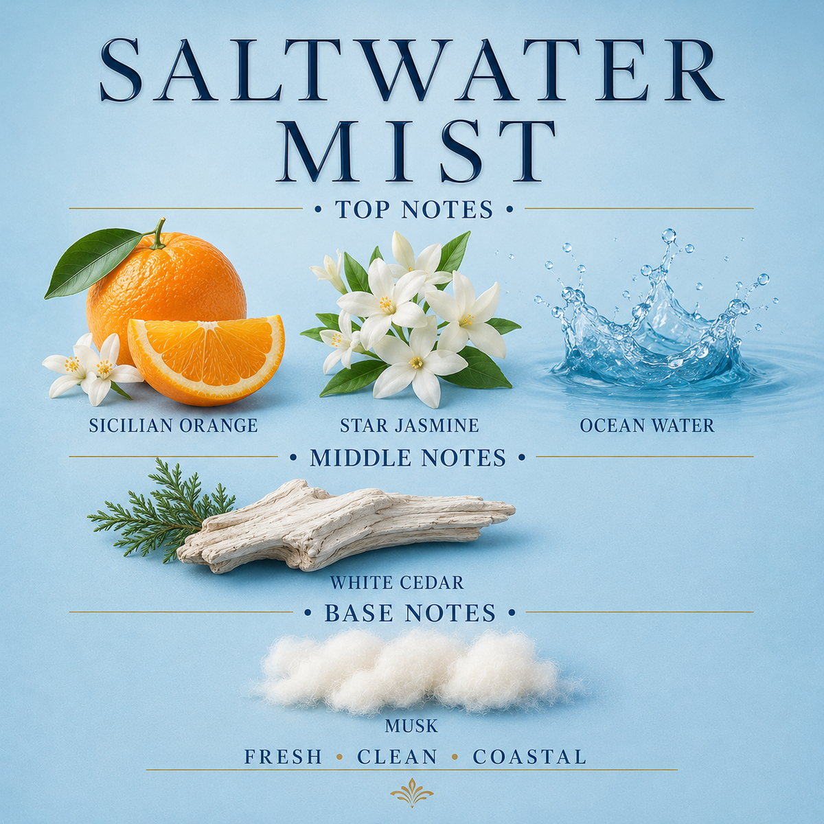 Saltwater Mist Signature Candle