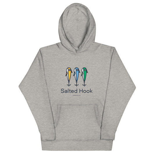 Three Lures Salted Hook Hoodie