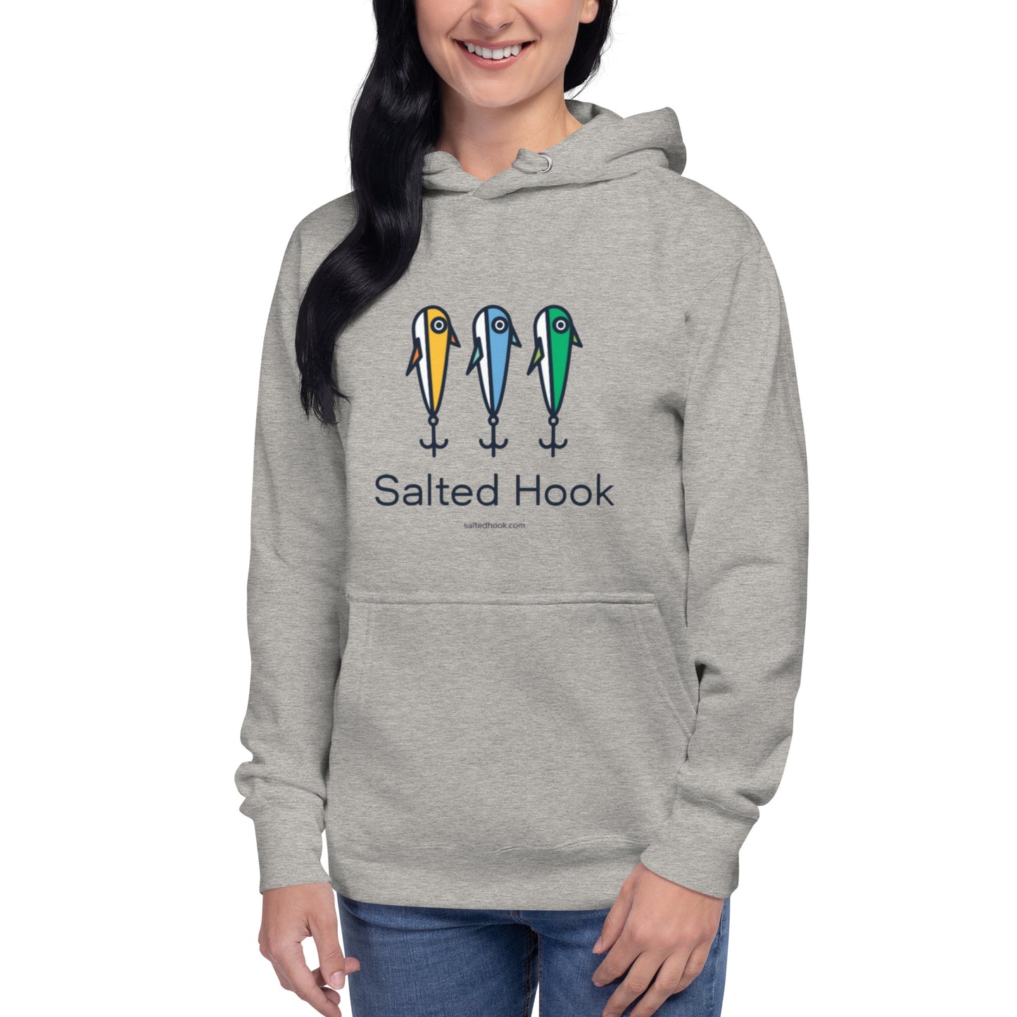 Three Lures Salted Hook Hoodie